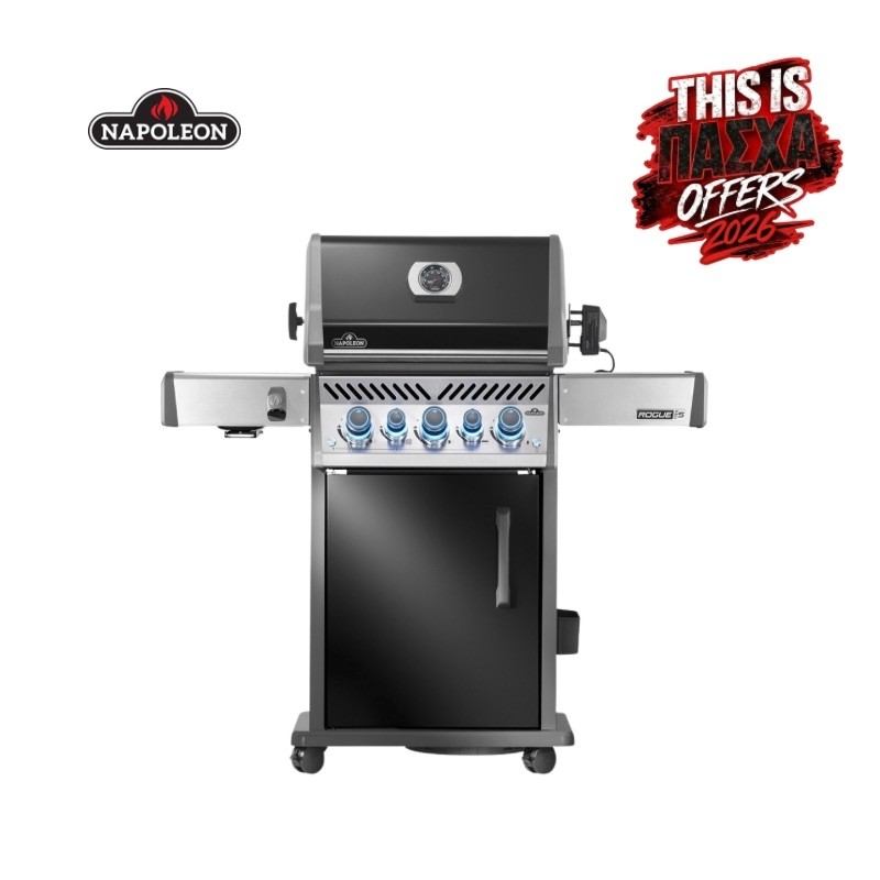 Ψησταριά Υγραερίου Napoleon Rogue PRO S 425 SIB Black - RPS425RSIBPK‐2‐GR‐R