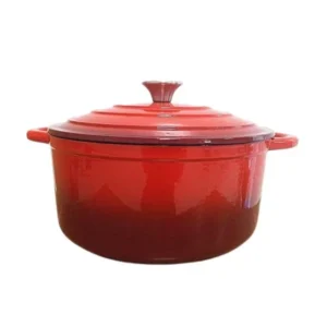 Μαντεμένια κόκκινη εμαγιέ κατσαρόλα 26cm / 5,3λίτρων