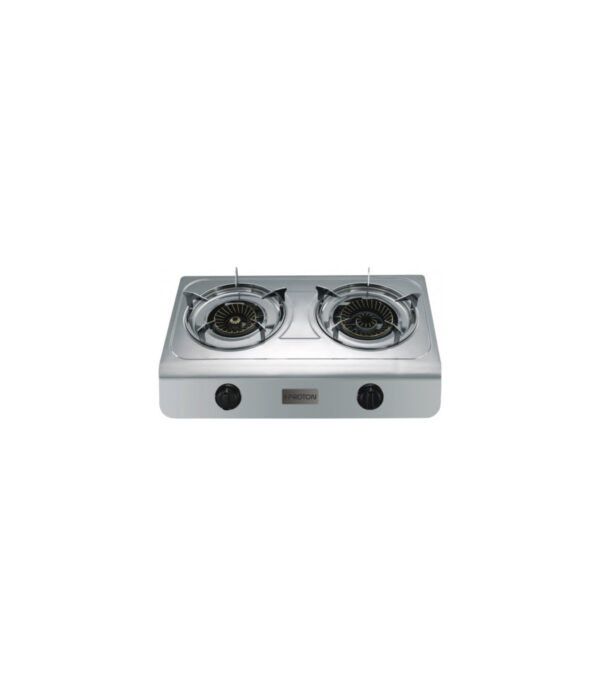 Proton SS05 Επιτραπέζια Εστία Υγραερίου Διπλή Inox