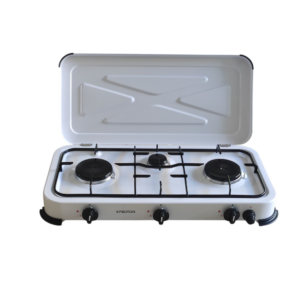 Proton Επιτραπέζια Εστία Υγραερίου Τριπλή Λευκή