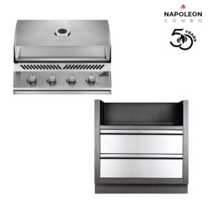 Combo Εντοιχιζόμενη Ψησταριά Υγραερίου Napoleon Built In 500 32- BI32PSS-GR