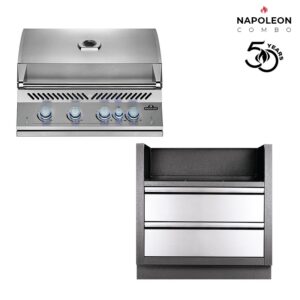 Combo Εντοιχιζόμενη Ψησταριά Υγραερίου Napoleon Built-In 700 32 RB - BIG32RBPSS-1-GR