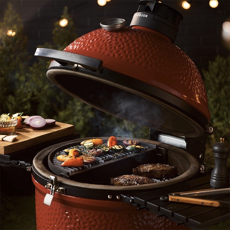 Κεραμική Ψησταριά Κάρβουνου Kamado Classic Joe Series II Stand Alone - KJ23NRHC - Image 8