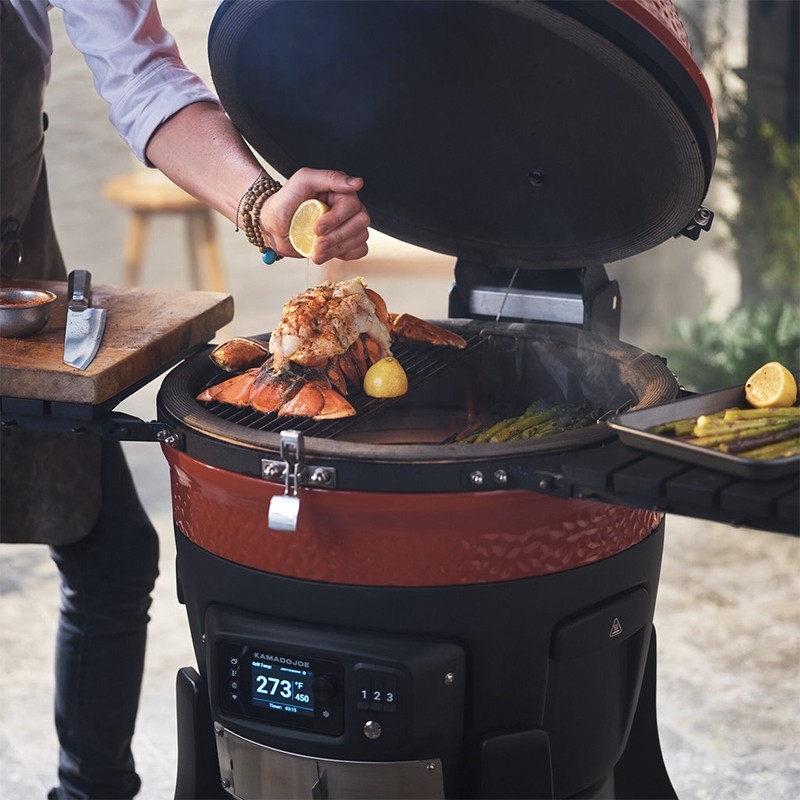 Κεραμική Ψησταριά Κάρβουνου & Καπνιστήρι Kamado Konnected Joe - KJ15041523 - Image 11