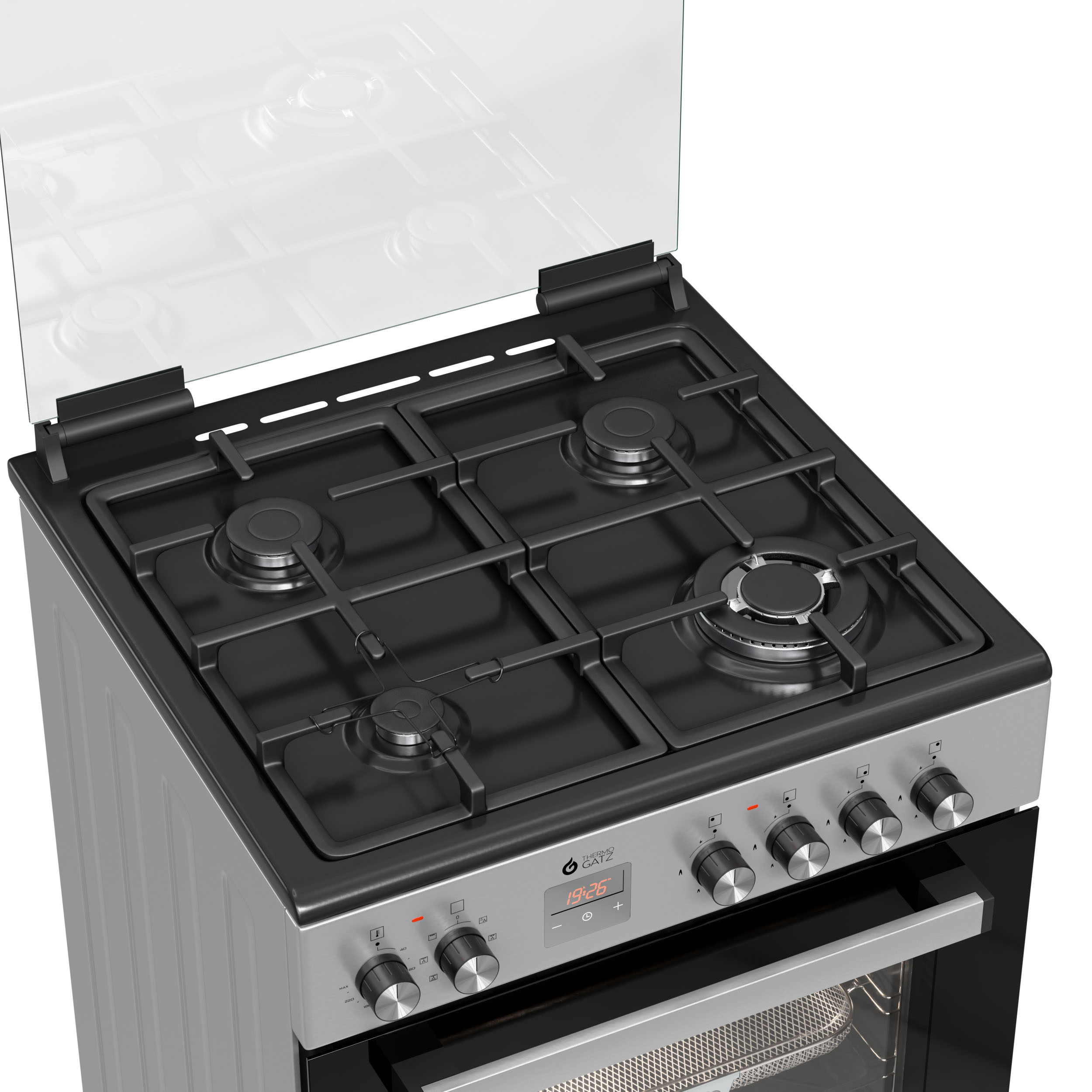 ΚΟΥΖΙΝΑ ΜΙΚΤΗ TGS 3980 IX 80Lt Κωδικός: 04.401.729 Brand: THERMOGATZ - Image 3
